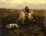 Alfred von Kowalski Wierusz Der Gutsherr painting